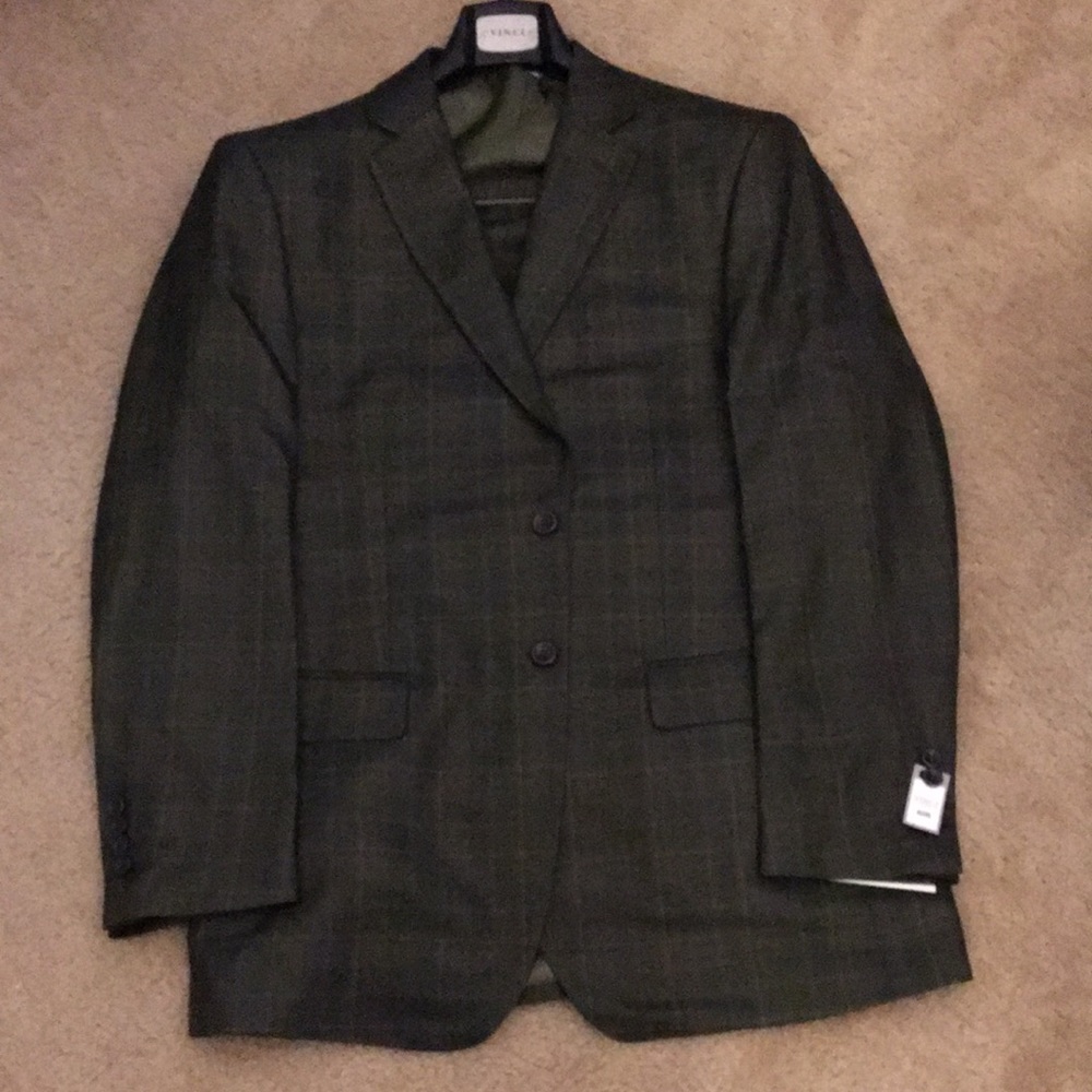 Olive Green 3 piece suit